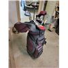 Image 3 : 14 Assorted Golf Clubs - Golf Bag - Umbrella