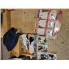 Image 2 : 3 Pairs of Golf Shoes size 9 - Balls - Gloves - Flask