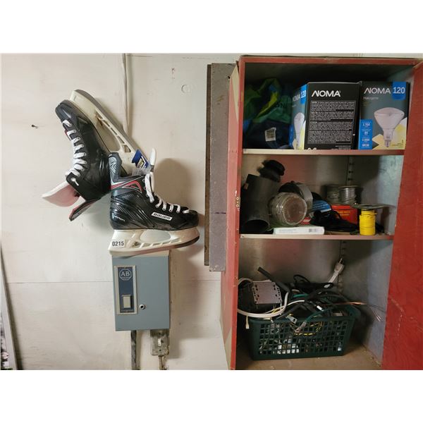 Bauer Mens Hockey Skates & Assorted Electrical Supplies