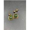Image 1 : Nephrite Jade Ear Rings 2.7g