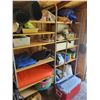 Image 1 : Shed Shelving - Tarps - Cement - Cooler - Axe