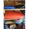 Image 2 : Shed Shelving - Tarps - Cement - Cooler - Axe