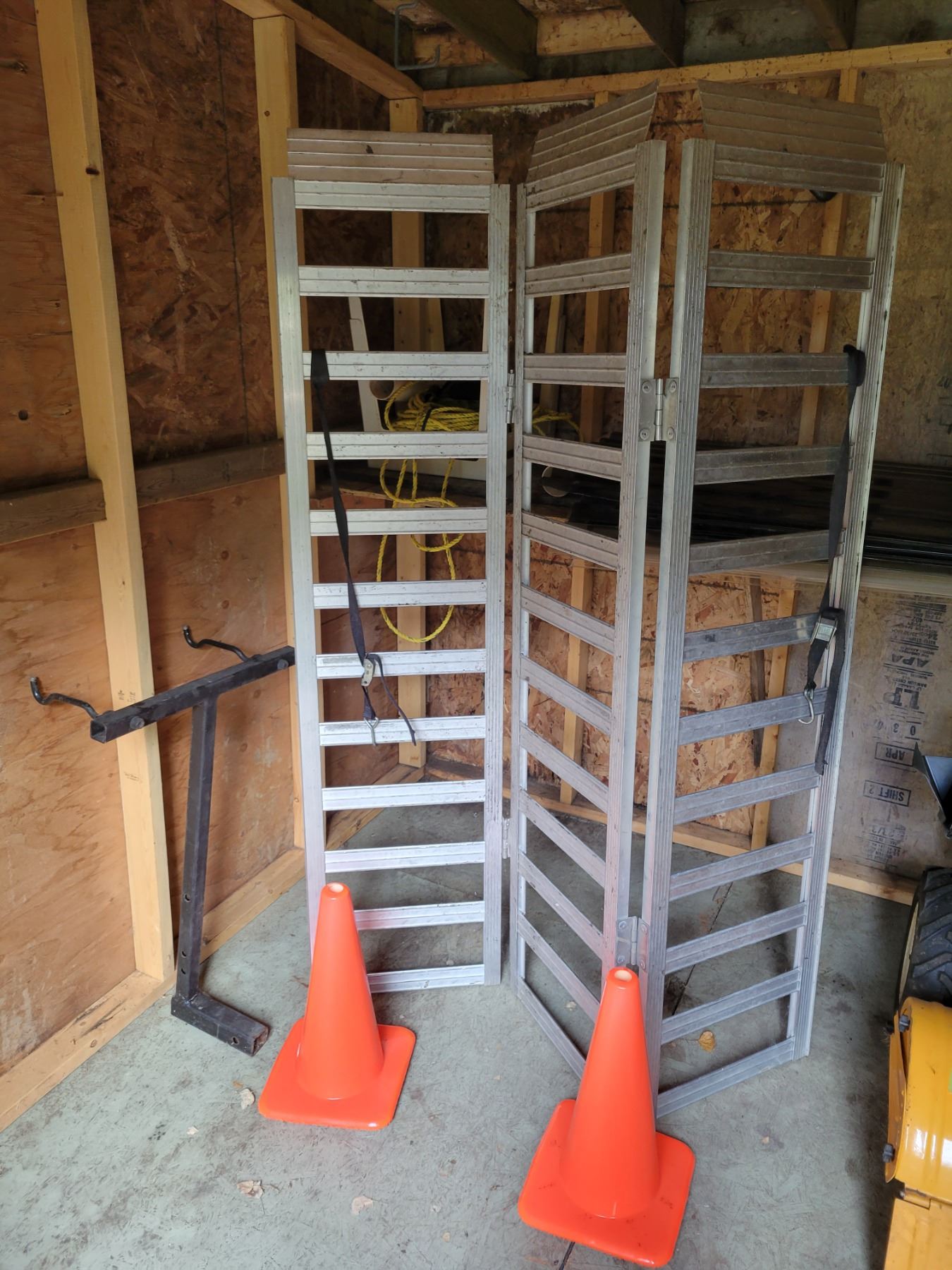Truck Ramp - Pylons - Garden Sheets - Rope