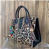 Image 2 : LARGE STRUCTURED LEOPARD PRINT TOTE BAG FROM CANDY WOOLLEY
