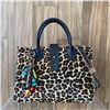 Image 3 : LARGE STRUCTURED LEOPARD PRINT TOTE BAG FROM CANDY WOOLLEY