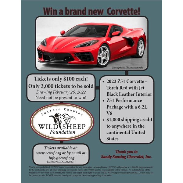 Win a brand new Corvette!