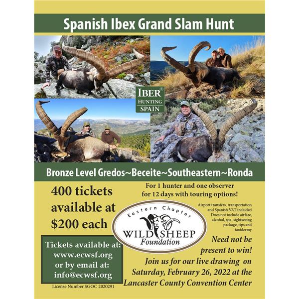 Spanish Ibex Grand Slam Hunt