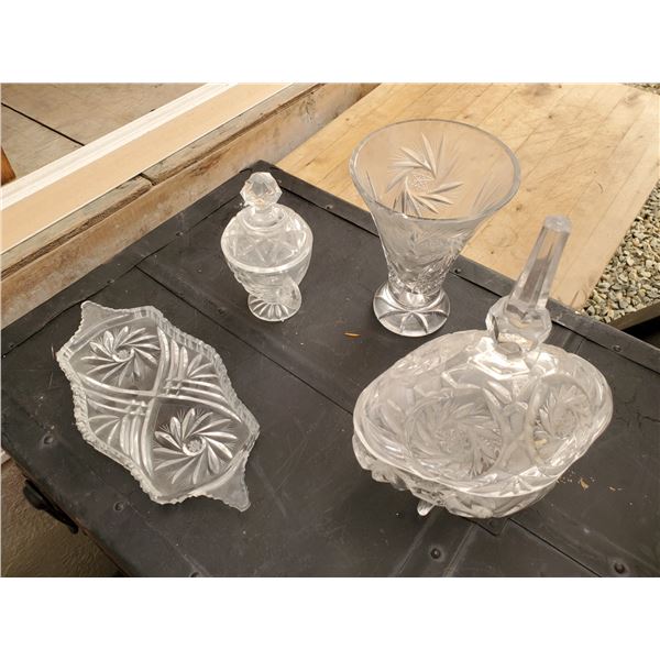 409 --  Pin Wheel Crystal Set