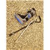 Image 1 : 428 --  Plastic Foot Cast & 2 Canes