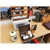Image 1 : 429 --  Lot of Kitchen Items inc Microwave & Knife Set