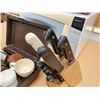 Image 2 : 429 --  Lot of Kitchen Items inc Microwave & Knife Set