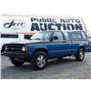 Image 1 : 0NOONA --  1991 CHEVROLET S TRUCK S10 4X4 , Blue , 115543  KM's