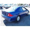 Image 5 : C4 --  2004 HONDA CIVIC LX  , Blue , 216649  KM's