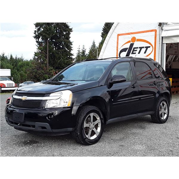 F5 --  2007 CHEVROLET EQUINOX LT AWD , Black , 147344  KM's