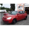 Image 1 : E1 --  2009 HYUNDAI ACCENT SE , Orange , 188845  KM's