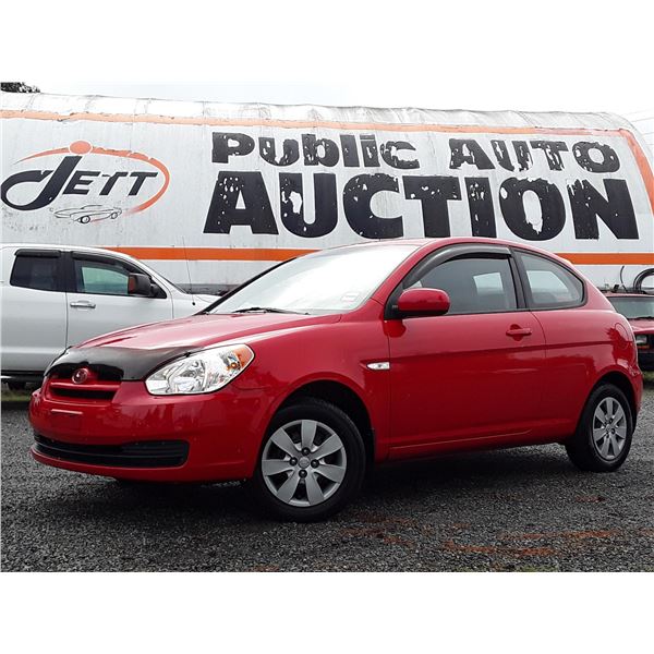 B1 --  2010 HYUNDAI ACCENT SE  , Red , 90352  KM's