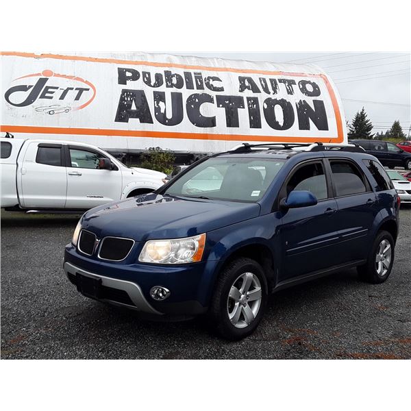 H5 --  2009 PONTIAC TORRENT AWD , Blue , 231116  KM's