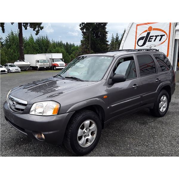 A10 --  2004 MAZDA TRIBUTE ES AWD , Grey , 291071  KM's