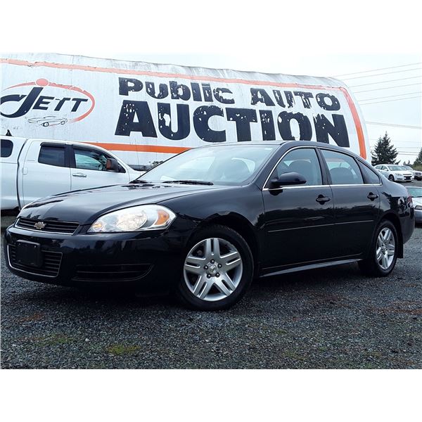 C2 --  2011 CHEVROLET IMPALA LT , Black , 156024  KM's