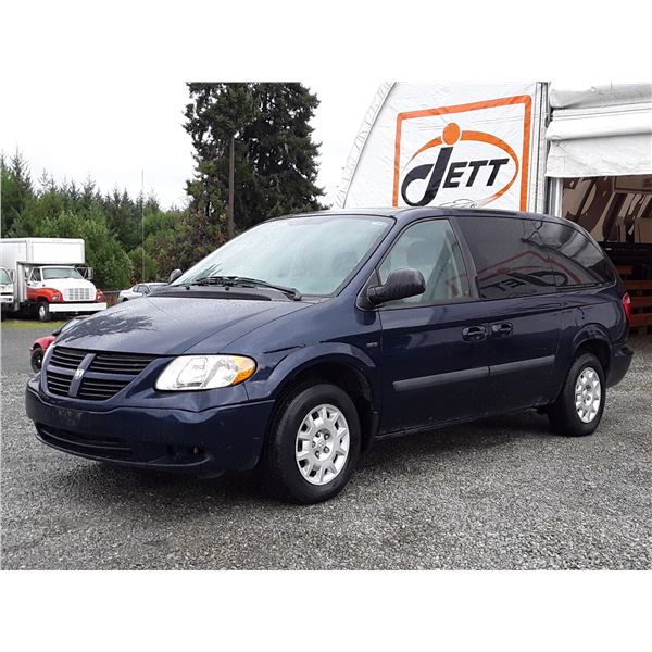 H4 --  2005 DODGE CARAVAN SE , Blue , 225656  KM's