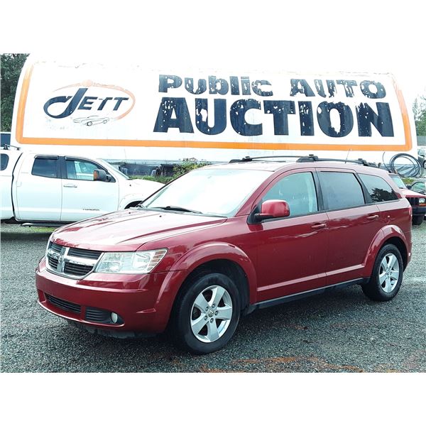H6 --  2010 DODGE JOURNEY SXT  , Red , 167906  KM's