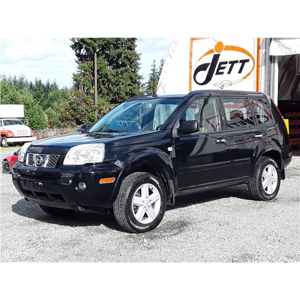 I3 --  2005 NISSAN X-TRAIL XE 4X4 , Black , 253674  KM's