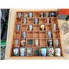 Image 2 : 437 --  Collection of Shot Glasses with Display Shelf