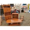 Image 1 : 449 --  Wooden Coffee table , Side Cabinet Shelf & Plant Stand