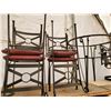 Image 1 : 458 --  Outside Metal Table & 4 Chairs
