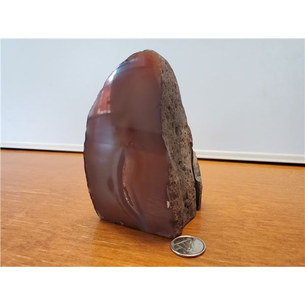 462 --  Brown  Polished Agate