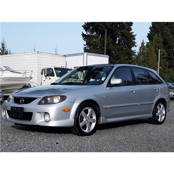 C1 --  2003 MAZDA PROTEGE PR5 , Silver , 187144  KM's