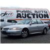 Image 1 : E6 --  2002 HONDA ACCORD EX  , Silver , 223667  KM's