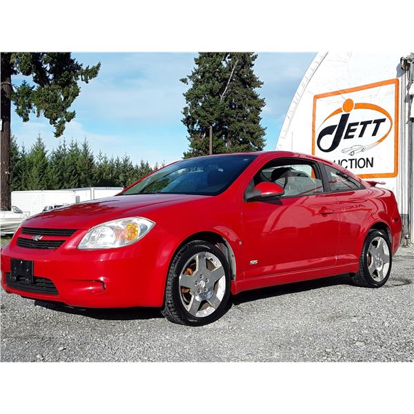 A12C --  2007 CHEVROLET COBALT SS , Red , 228653  KM's