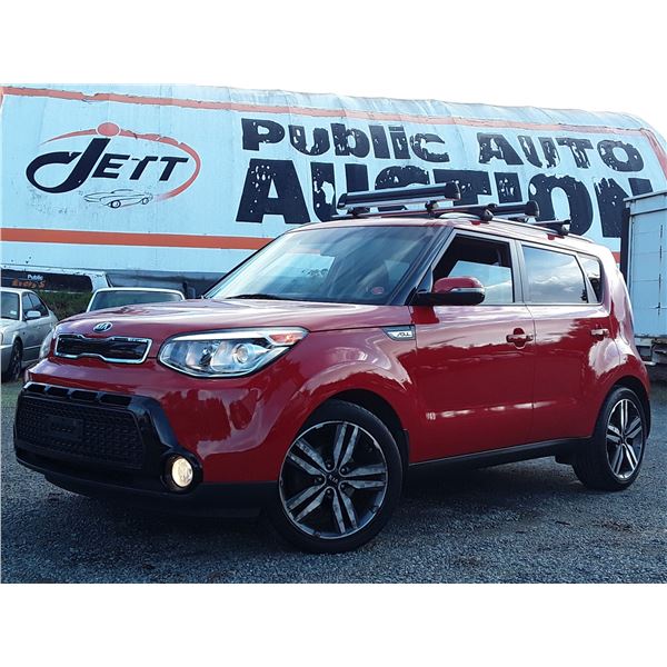 C6E --  2014 KIA SOUL SX GDI , Red , 170515  KM's