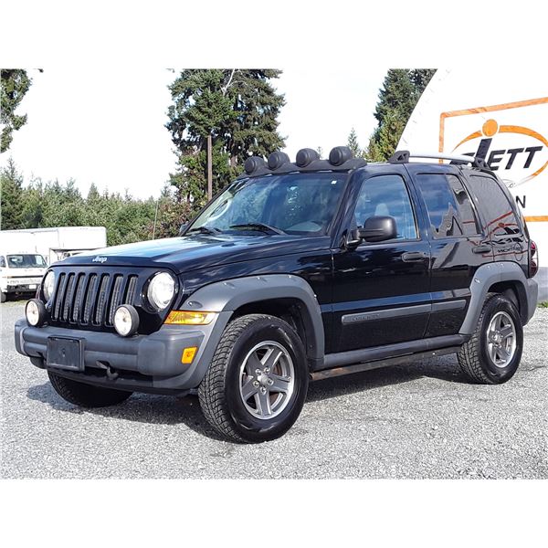 F5 --  2005 JEEP LIBERTY RENEGADE  , Black , 102639 MILES  KM's