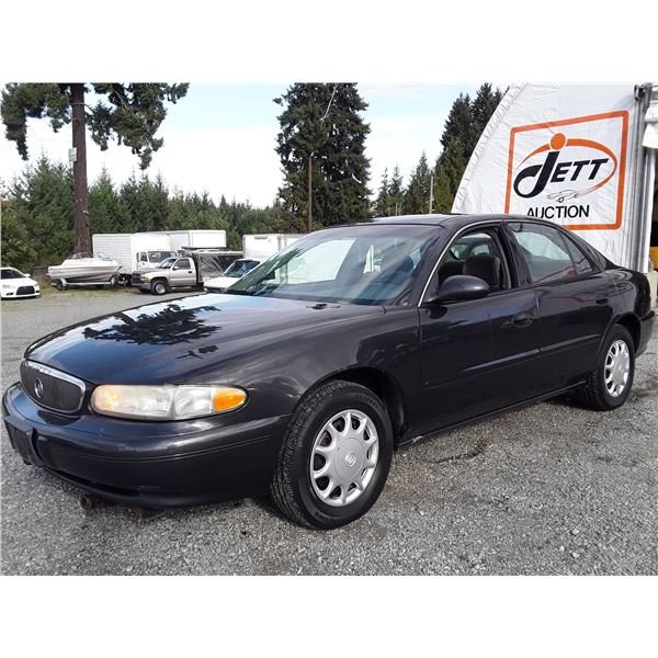 I1 --  2004 BUICK CENTURY CUSTOM , Grey , 190962  KM's "No Reserve