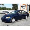 Image 1 : J4 --  2002 HONDA CIVIC  , Blue , 249360  KM's