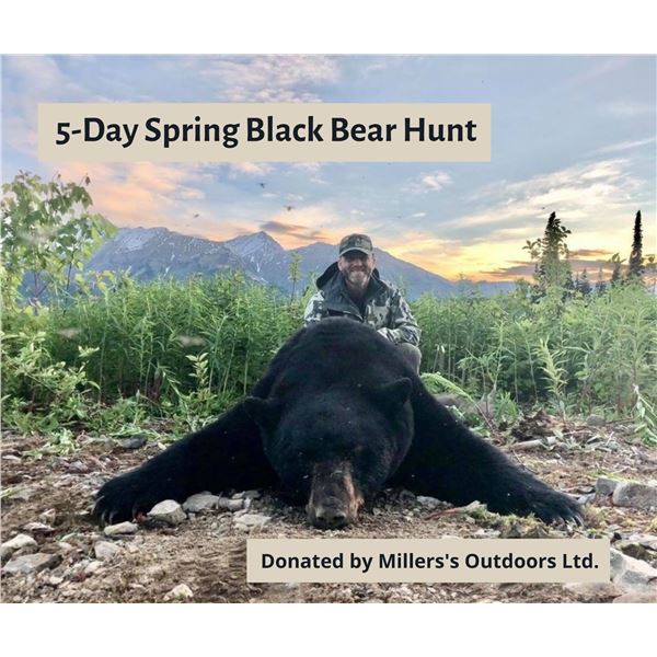 5-Day Spring Black Bear Hunt