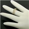 Image 8 : 14kt Yellow Gold 1.00 ctw Baguette Diamond Channel Domed Wedding Band Ring