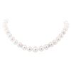 Image 1 : 0.78 ctw Diamond and South Sea Pearl Necklace - 14KT White Gold