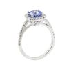 Image 4 : 1.96 ctw Sapphire and Diamond Ring - 14KT White Gold