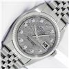 Image 1 : Rolex Mens Stainless Steel Meteorite Diamond 36MM Oyster Perpetual Datejust Wris