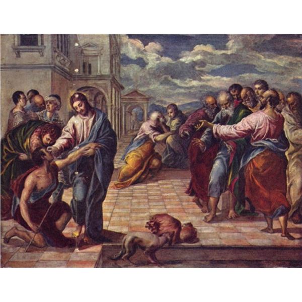 El Greco - Christ Healing a Blind Man [2]