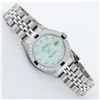 Image 3 : Rolex Ladies Stainless Steel Ice Blue Diamond 26MM Oyster Perpetaul Datejust