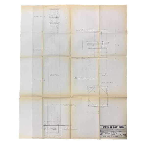 Gangs of New York (2002) - The Five Points Complex Production Blueprint