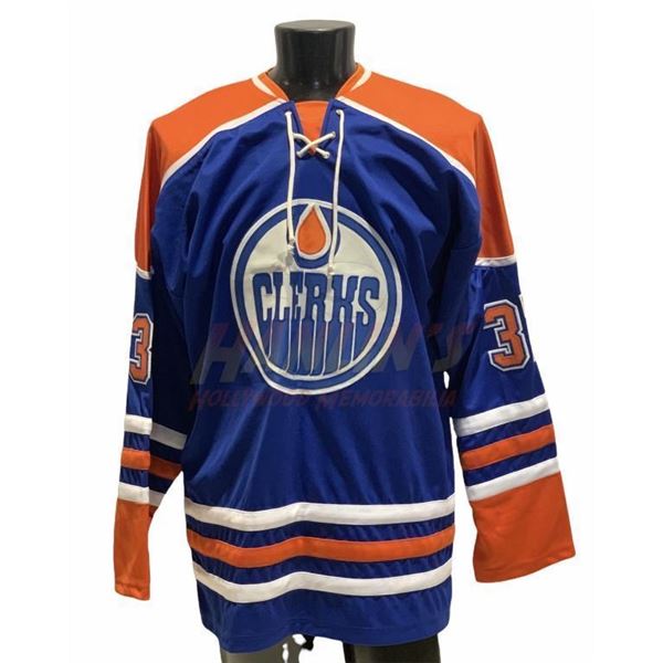 Kevin Smith Worn and Signed "Clerks" Hockey Jersey From His Closet