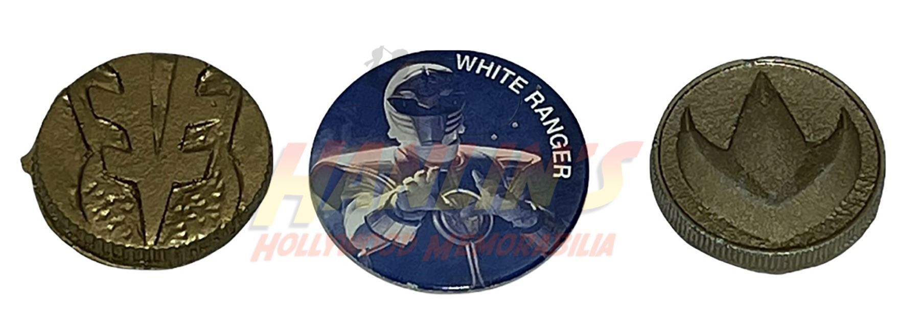 Mighty Morphin Power Rangers (1993-1999) - Green And White Tiger Coin ...