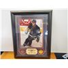 Image 1 : 523-Todd Bertuzzi Framed Limited Edition Photo W/ 24KT Gold Overlay Medallion + Team Collector Pin W