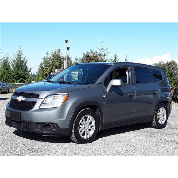 E4 --  2012 CHEVROLET ORLANDO LT , Silver , 148127  KM's