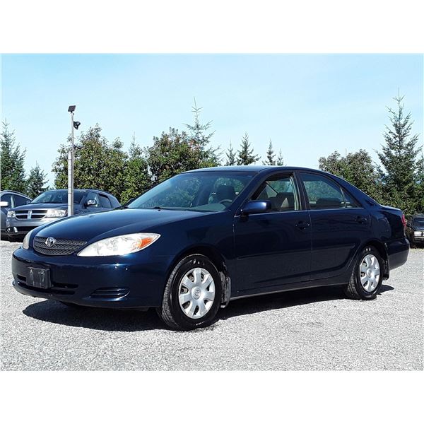 A12A --  2003 TOYOTA CAMRY LE , Blue , 270564  KM's